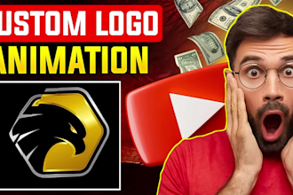 create custom logo animation video or animated intro and outro