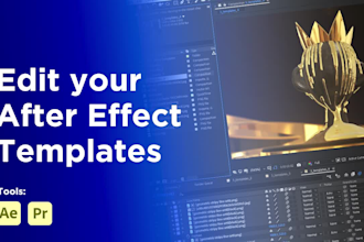 do after effects work and edit templates for you
