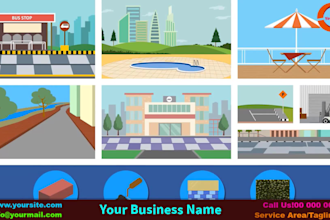 create concrete paving contractor or paving services video