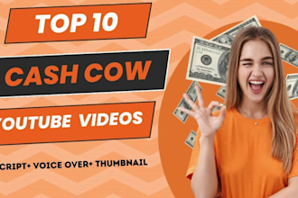create best faceless cash cow youtube videos