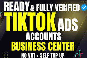 do tiktok ads account business center agency worldwide