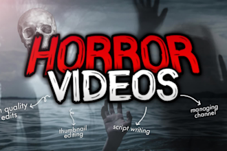 create horror and scary story videos like mr nightmare