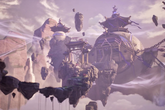 create 3d game environment for unreal engine5 game level design game environment