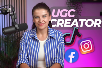 create a ugc video for tiktok, reels and other social media in english or polish