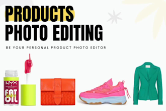 be your personal product photo editing and photo retoucher