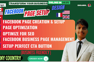 set up and optimize your facebook business page