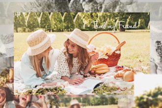 create modern photo collage slideshow video and montage