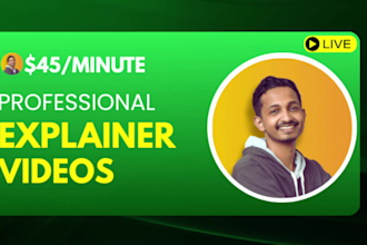 create explainer video or commercial video ads in 24hrs