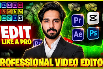 professional video editing for youtube, video editor