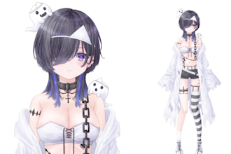 draw live2d vtuber model, vtuber rigging, 2d vtuber, anime art streaming avatar