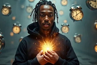 design high quality ai rap music video with stunning  vfx and beat animated