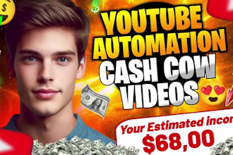 create faceless cash cow youtube automation videos, top 10 videos