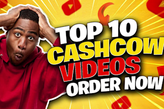 make youtube cash cow videos and top 10 videos