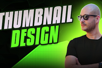 design premium clickbait youtube thumbnail