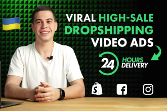 create viral shopify dropshipping video ads in 48 hours