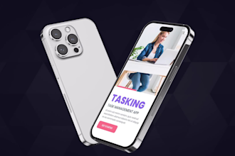 create dynamic mobile app promo video, app intro intro, app explainer