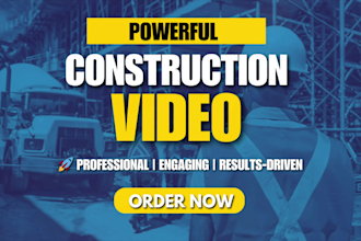 create professional construction video ads