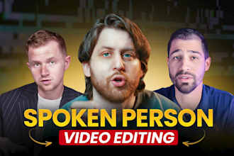 do pro video editing for youtube talking head videos and vsl