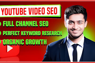rank youtube video on 1st page with SEO optimization