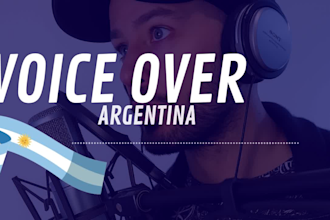 professional male voiceover in spanish argentino