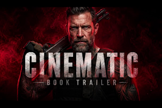 create a  cinematic ai book trailer for your thriller sci fi or fantasy novel