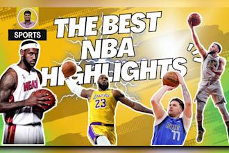 edit sports highlights, showreels and youtube videos hd and 4k