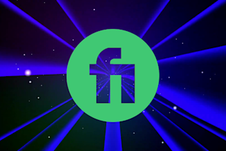 create a professional 3d rotating  3d spinning logo animation