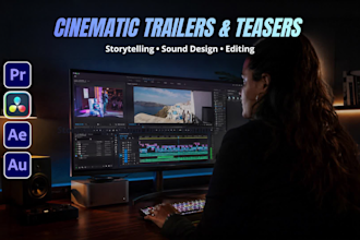 create a cinematic trailer or teaser for your project