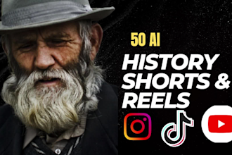 create ai history videos for yt shorts, tiktok and reels
