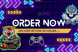 design animated twitch stream overlay, vtuber overlay, twitch panels and alerts