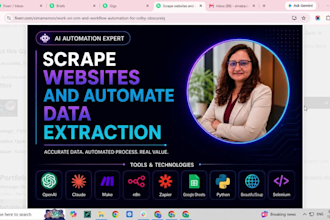 scrape websites and automate data extraction