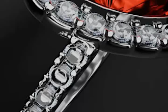 make photorealistic jewelry animation 3d jewelry model 3d jewelry animation