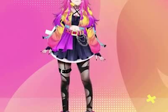 draw and rig pro vtuber model live2d vtuber model vtuber rig for vtube studio