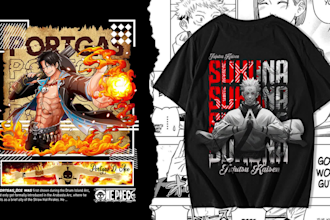 do custom japanese anime t shirt designs for your brand