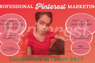 create seo optimize boards pins as a pinterest marketing manager