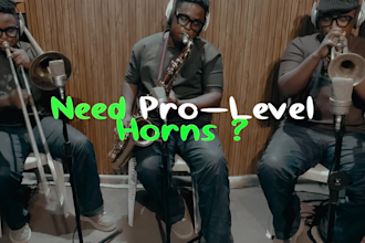 record pro live horns, brass, trumpet, sax, trombone for you