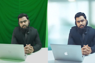 do expert green screen video editing with stunning effects