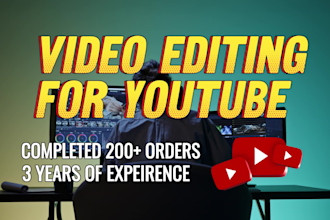 do professional video editing for youtube, shorts