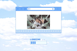 create aesthetic intro or outro video