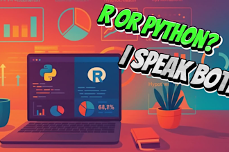 do statistical data analysis using python and r