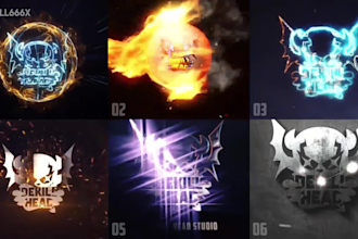 create epic logo intro video animation for you