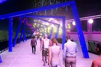 concert led screen visuals dj vj loops stage show led wall animation