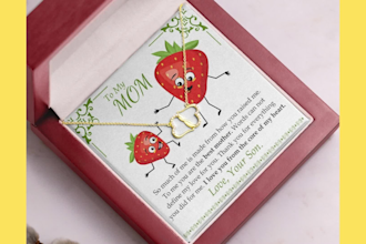 create shineon and gearbubble message card and pendant designs