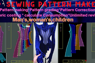 be a sewing pattern maker