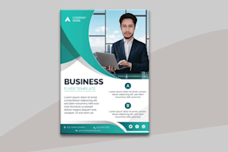 design professional business flyers, posters for real estate, events, sports