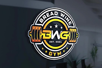design fitness,gym,warrior,health,sports and monogram logo for your business