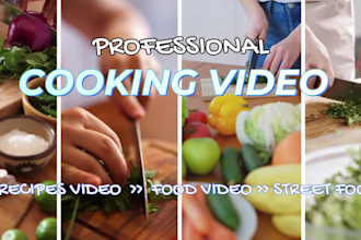 edit professional cooking videos