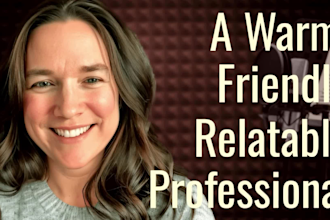 be your professional female american voiceover
