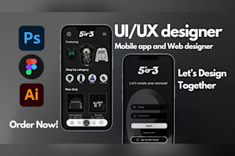do creative UI UX design for stunning app designs