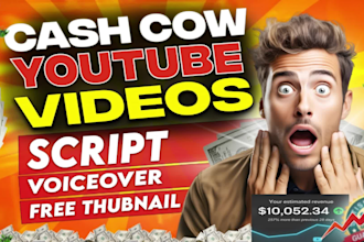 your top 10 faceless cash cow youtube video editor